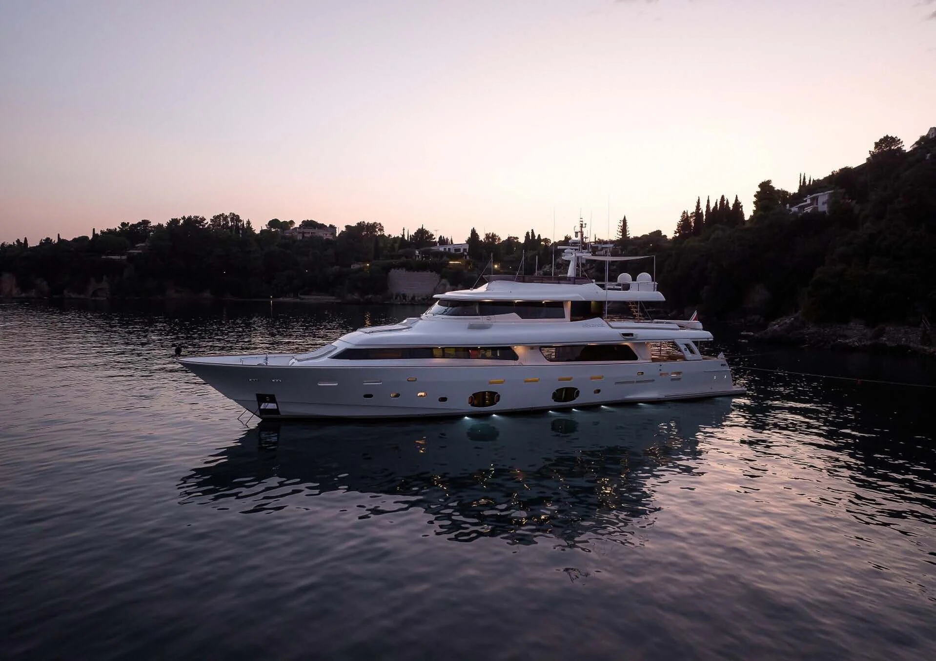 a boat on the water aboard DALOLI Yacht for Charter