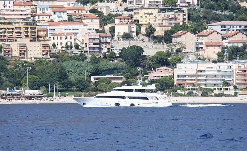 a boat on the water aboard DALOLI Yacht for Charter