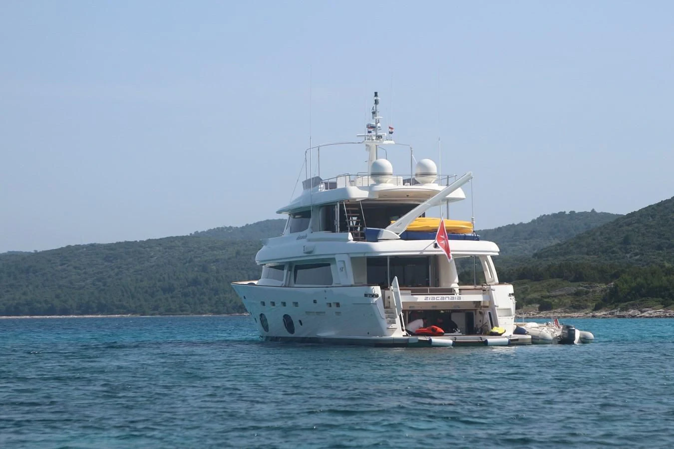 a boat in the water aboard DALOLI Yacht for Charter