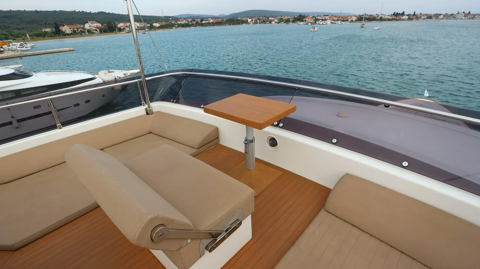a boat on the water aboard DALOLI Yacht for Charter