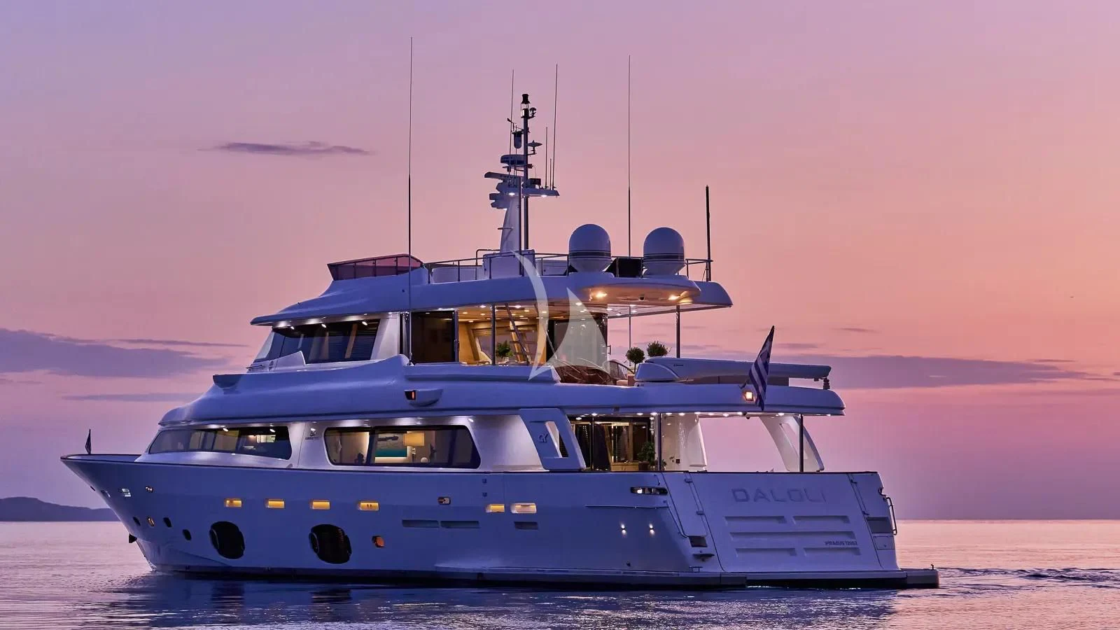 a boat on the water aboard DALOLI Yacht for Charter