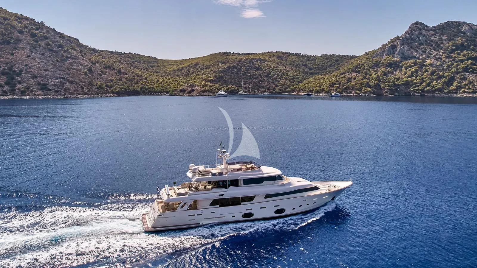 a boat on the water aboard DALOLI Yacht for Charter