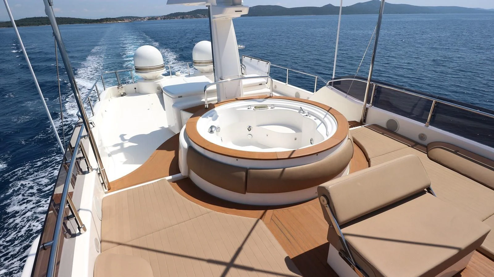 a boat on the water aboard DALOLI Yacht for Charter