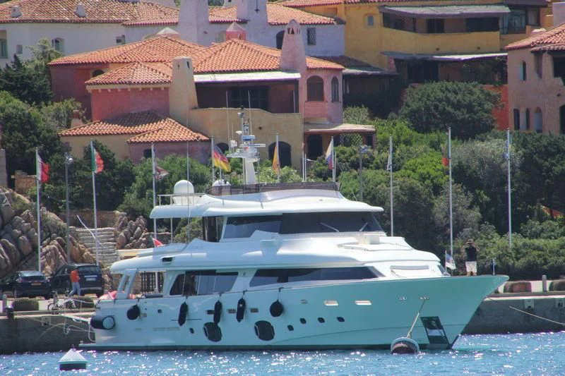 a boat in the water aboard DALOLI Yacht for Charter