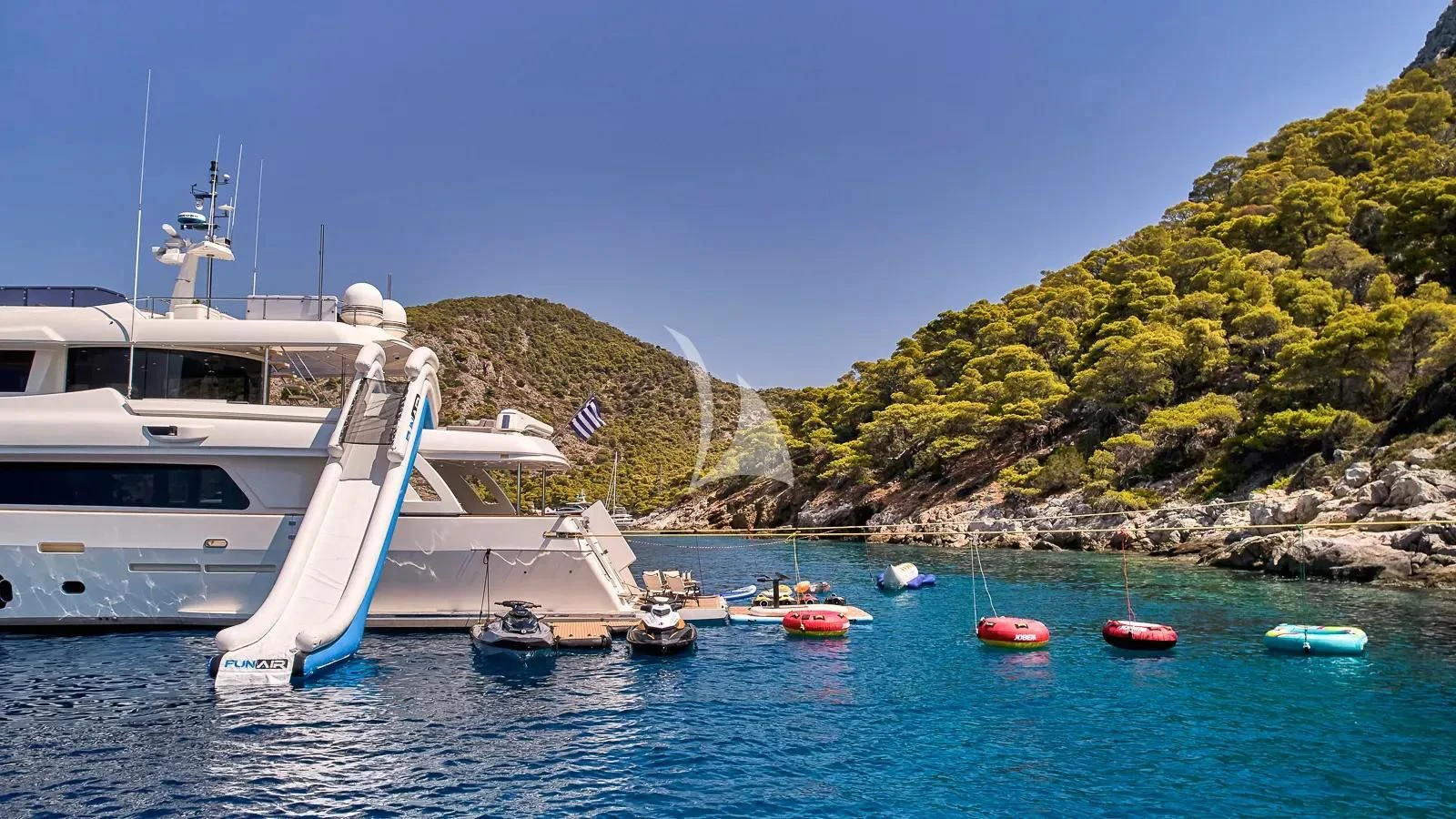 boats in the water aboard DALOLI Yacht for Charter