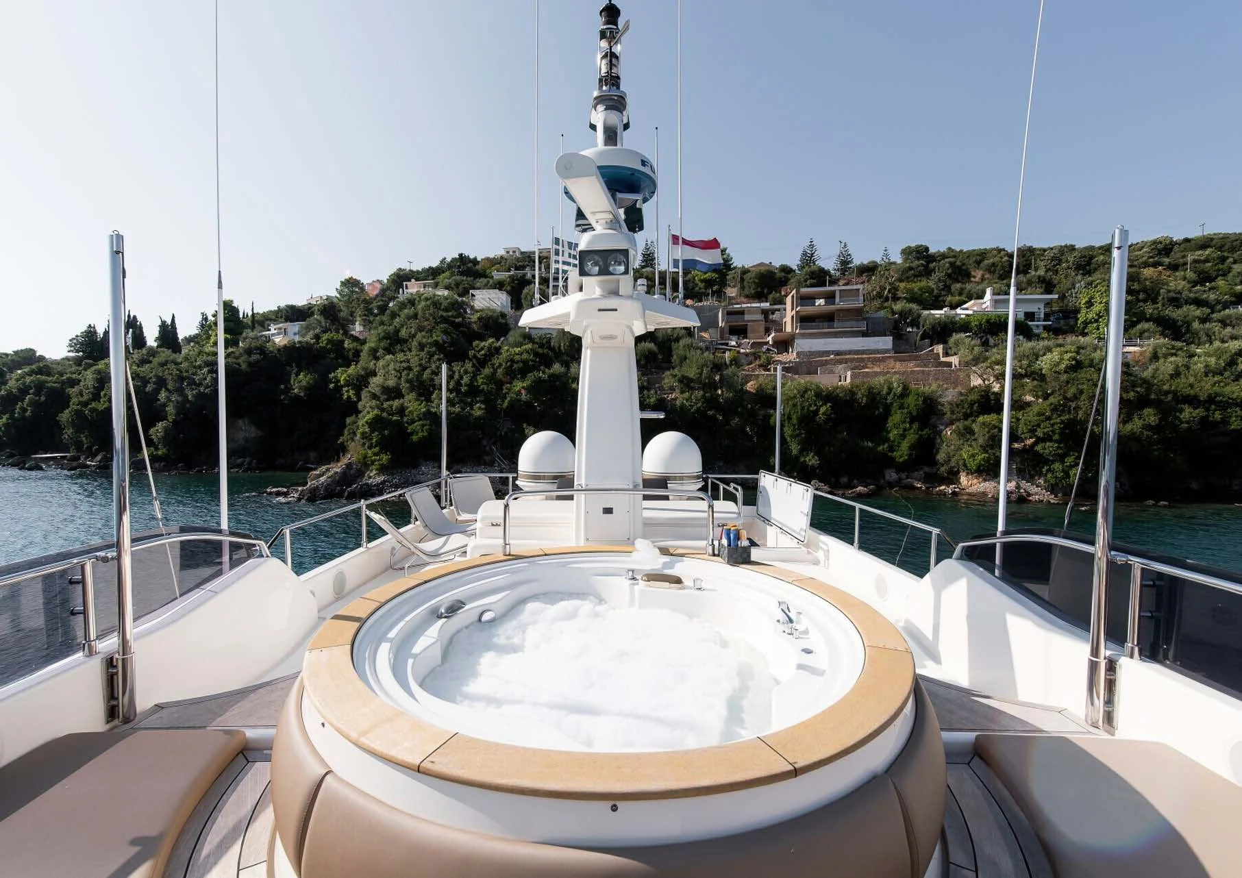 a boat in the water aboard DALOLI Yacht for Charter