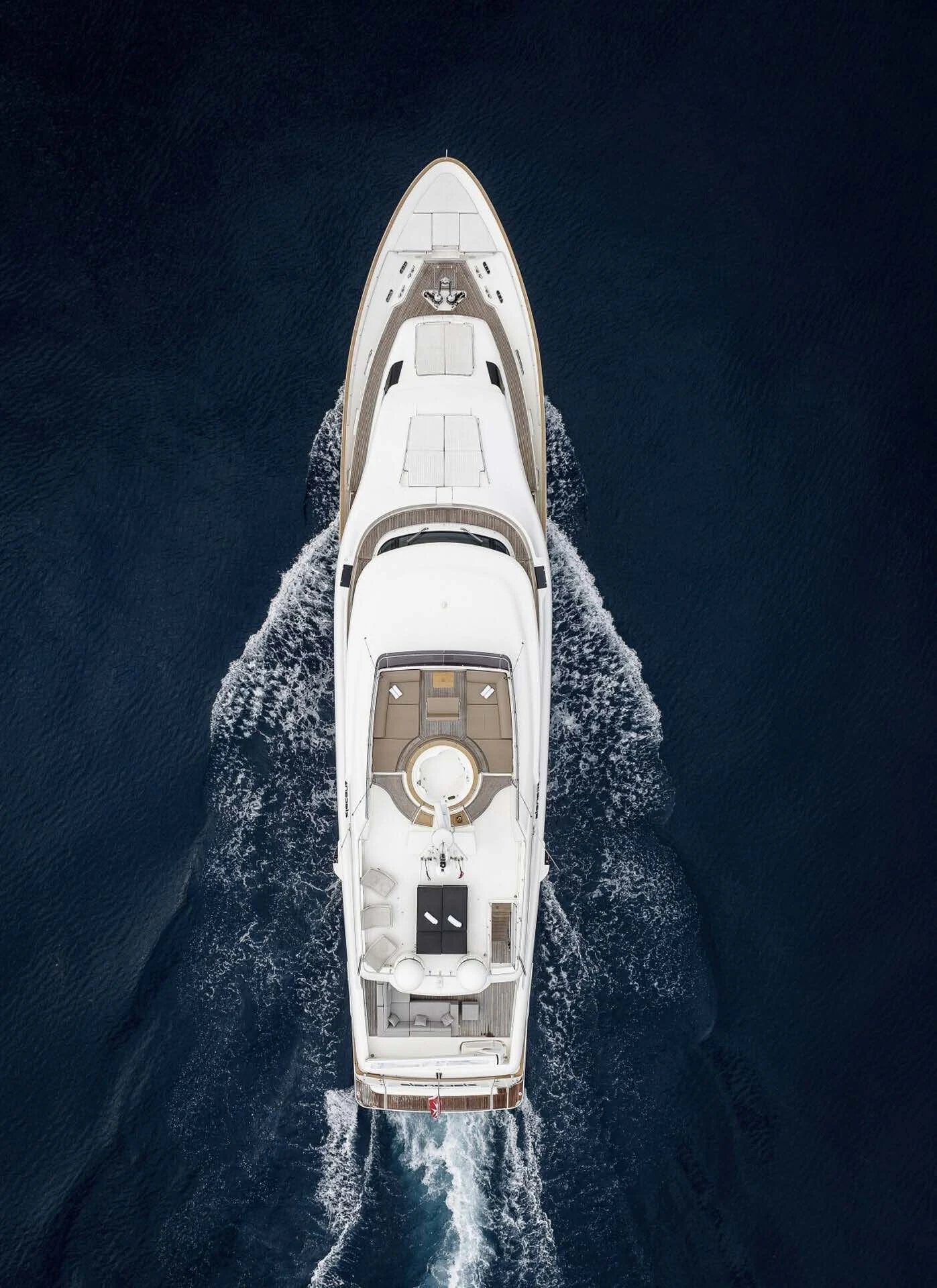 a space shuttle on a black surface aboard DALOLI Yacht for Charter