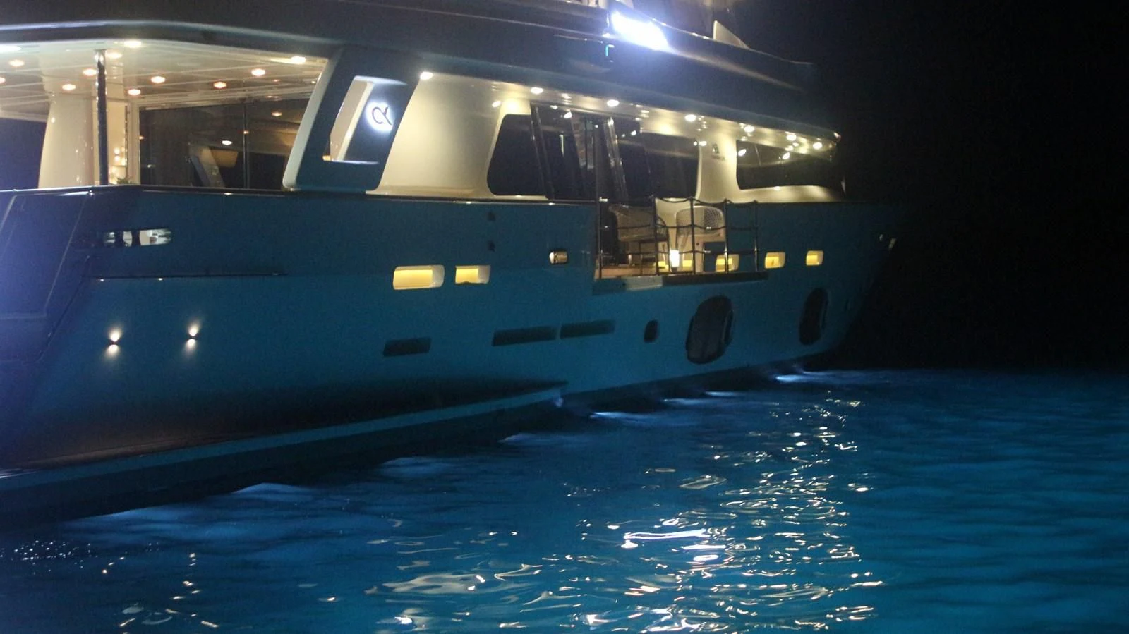 a boat in the water aboard DALOLI Yacht for Charter