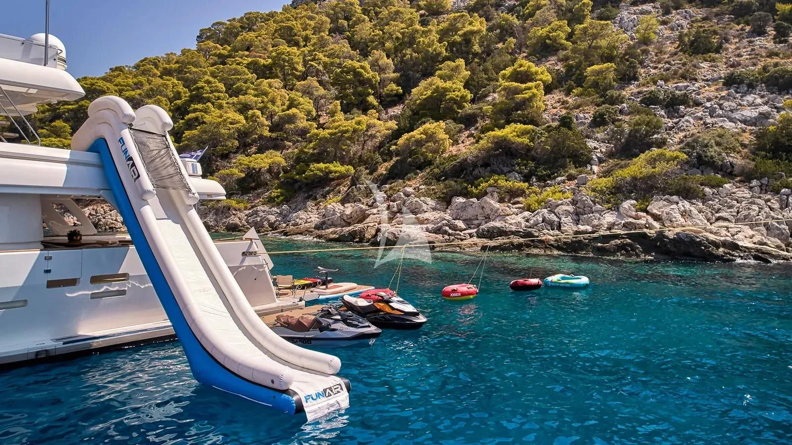 boats in the water aboard DALOLI Yacht for Charter