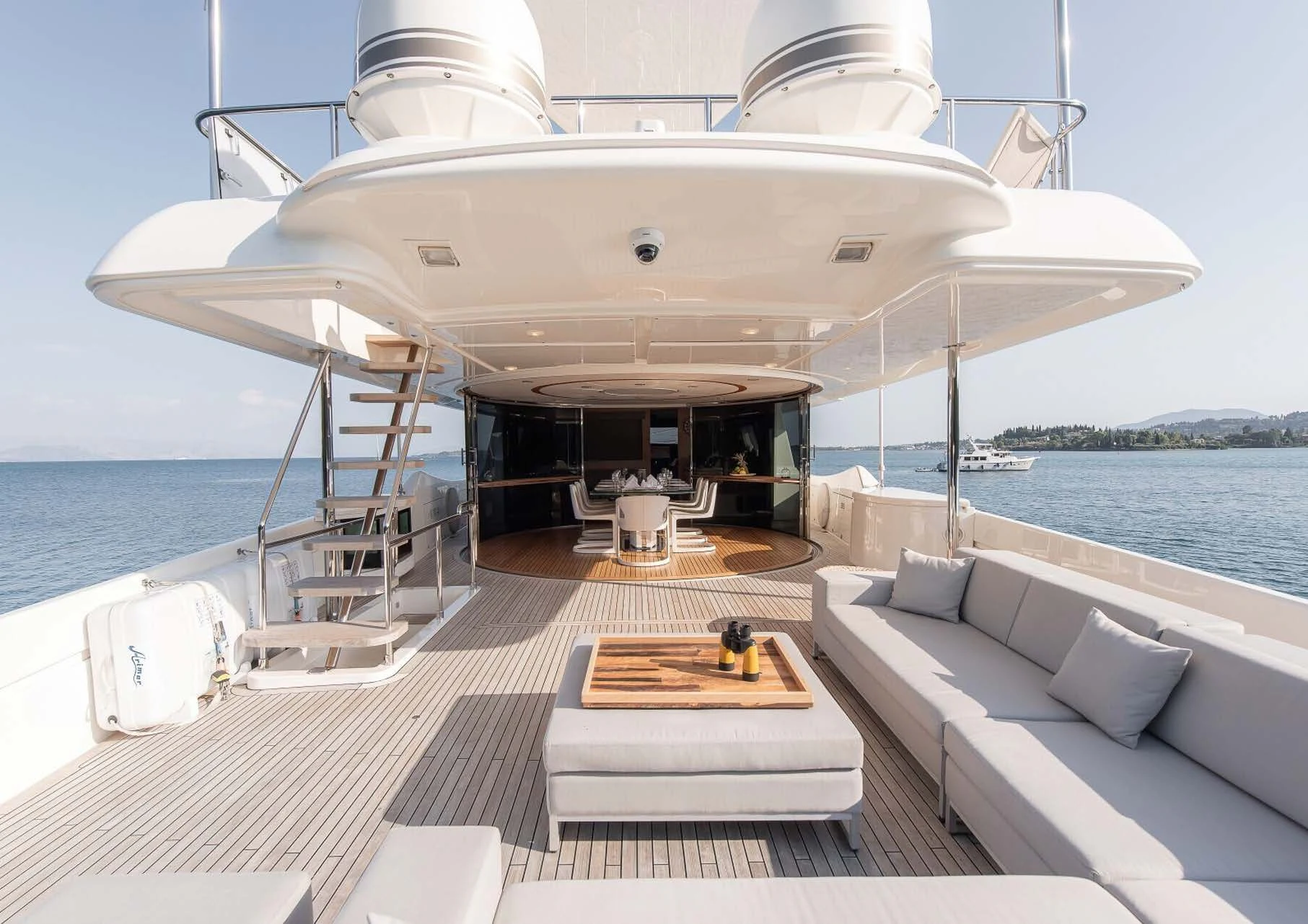 a boat on the water aboard DALOLI Yacht for Charter