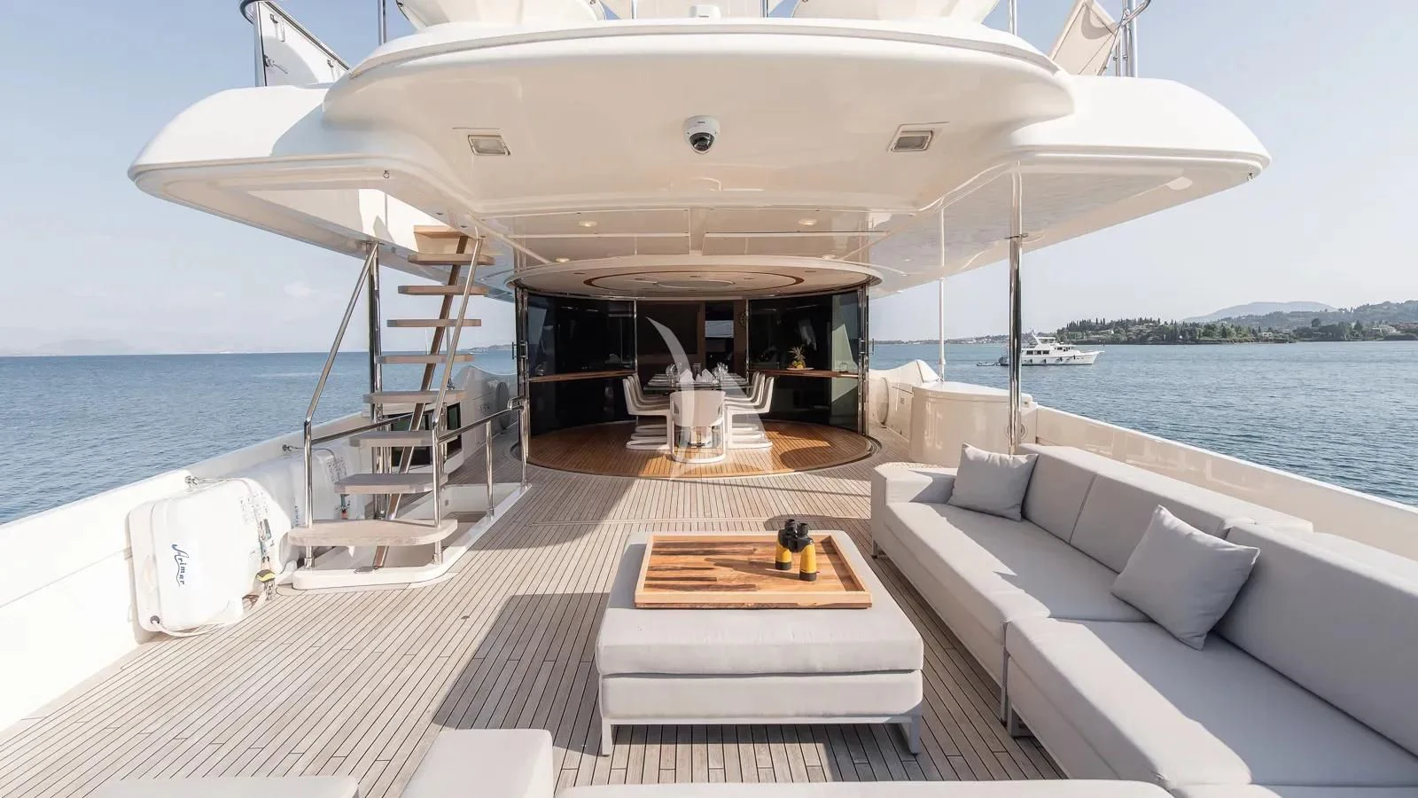 a boat on the water aboard DALOLI Yacht for Charter