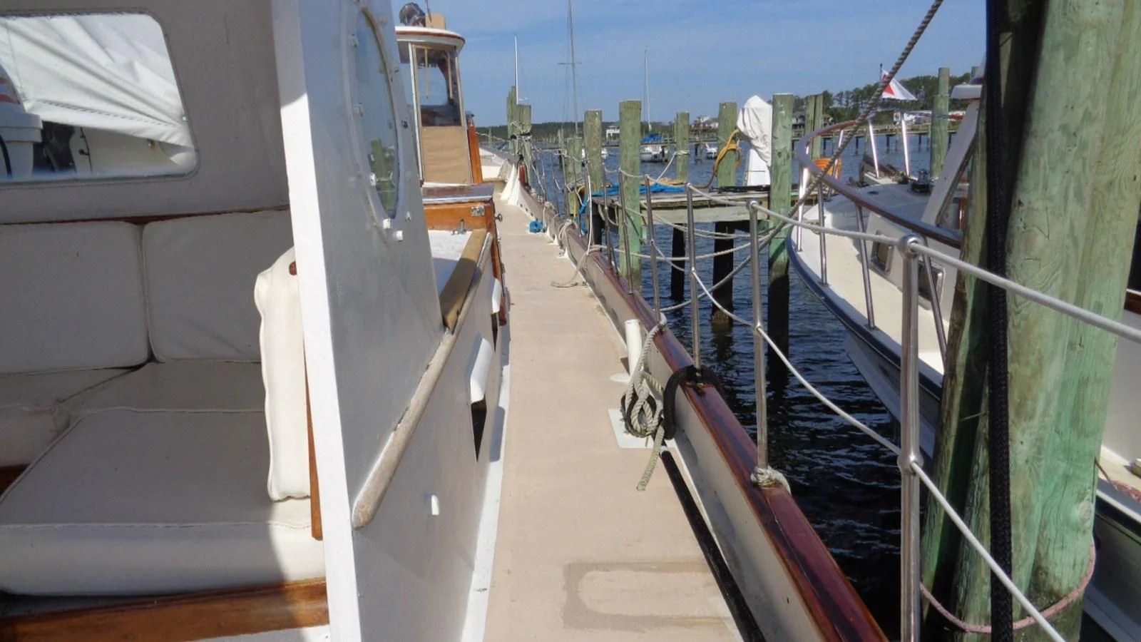 a boat on the water aboard LION'S WHELP Yacht for Sale