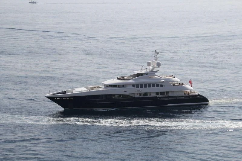 a boat in the water aboard 4YOU Yacht for Sale