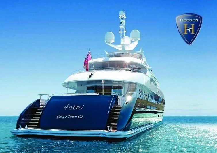 a large ship in the water aboard 4YOU Yacht for Sale