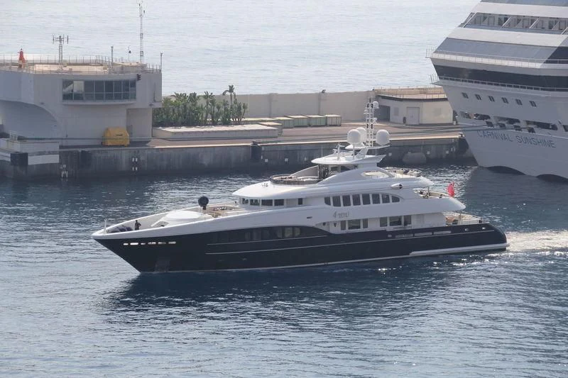 a boat in the water aboard 4YOU Yacht for Sale