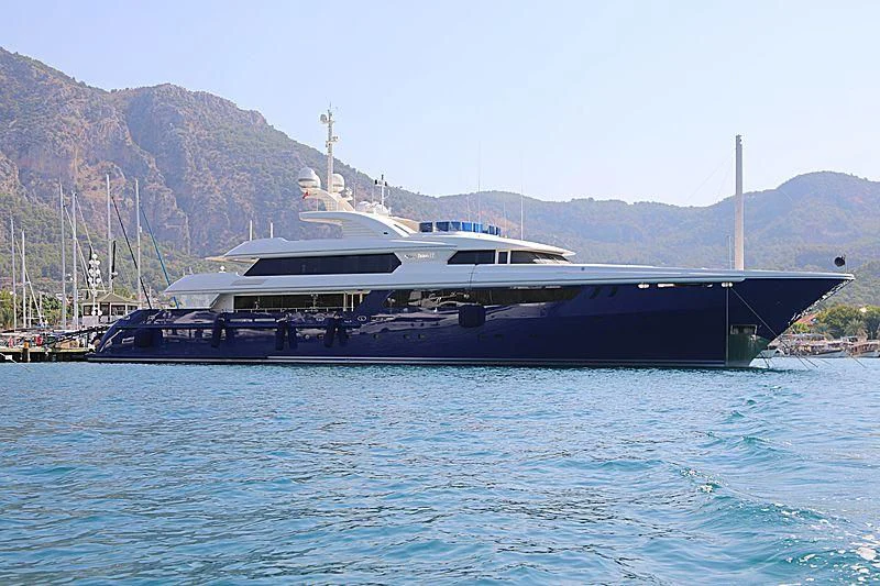 a boat on the water aboard MARY-JEAN II Yacht for Sale