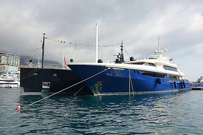 a couple of boats in the water aboard MARY-JEAN II Yacht for Sale
