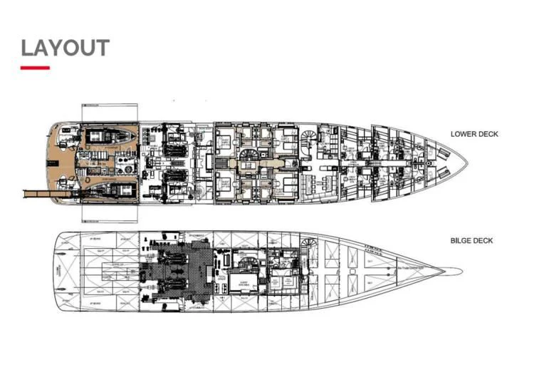 diagram aboard MARY-JEAN II Yacht for Sale