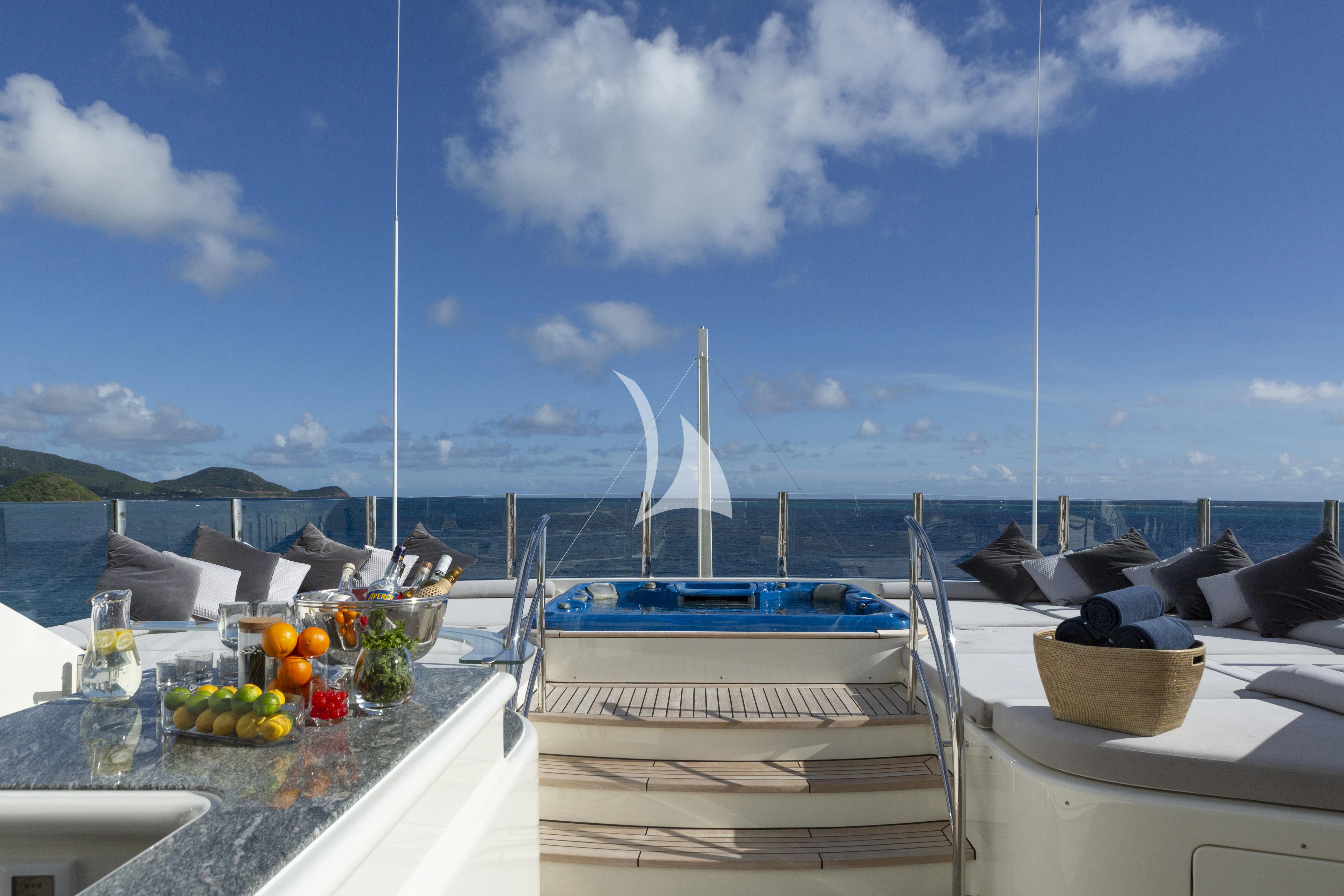 a boat on the water aboard MARY-JEAN II Yacht for Sale