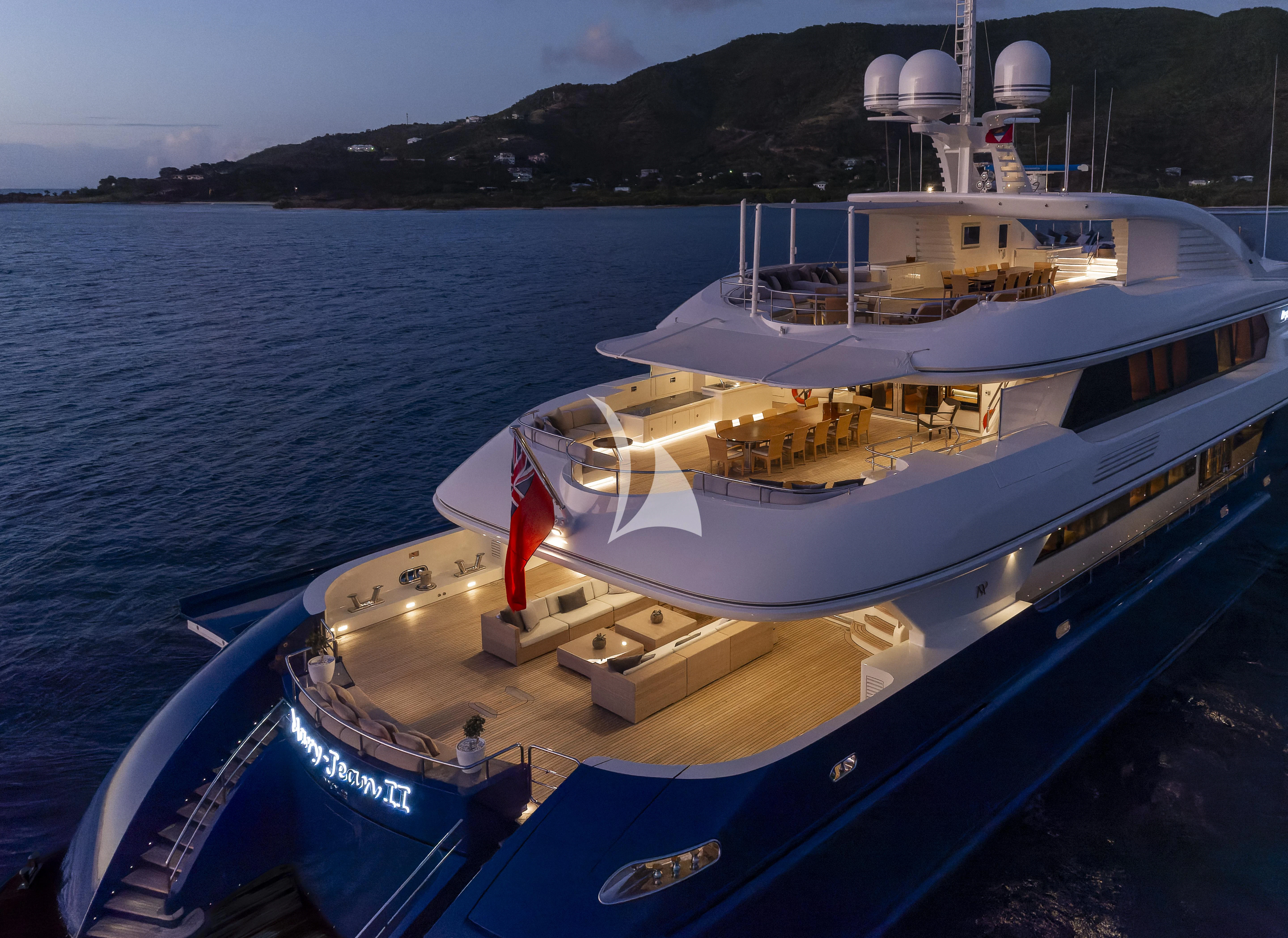 a boat on the water aboard MARY-JEAN II Yacht for Sale