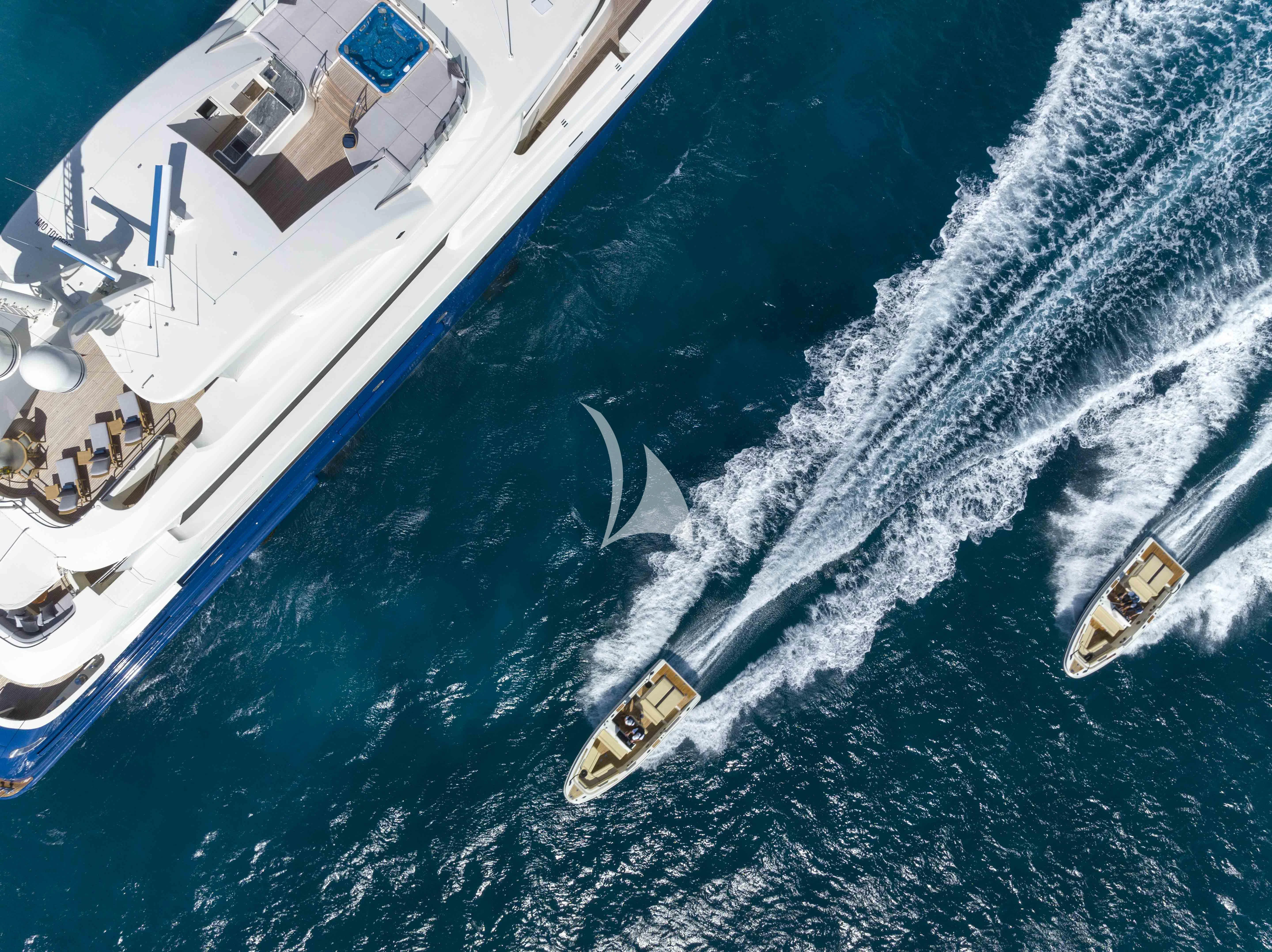 a satellite in the water aboard MARY-JEAN II Yacht for Sale