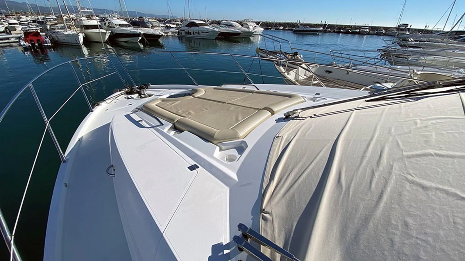 a boat in the water aboard LIO Yacht for Sale