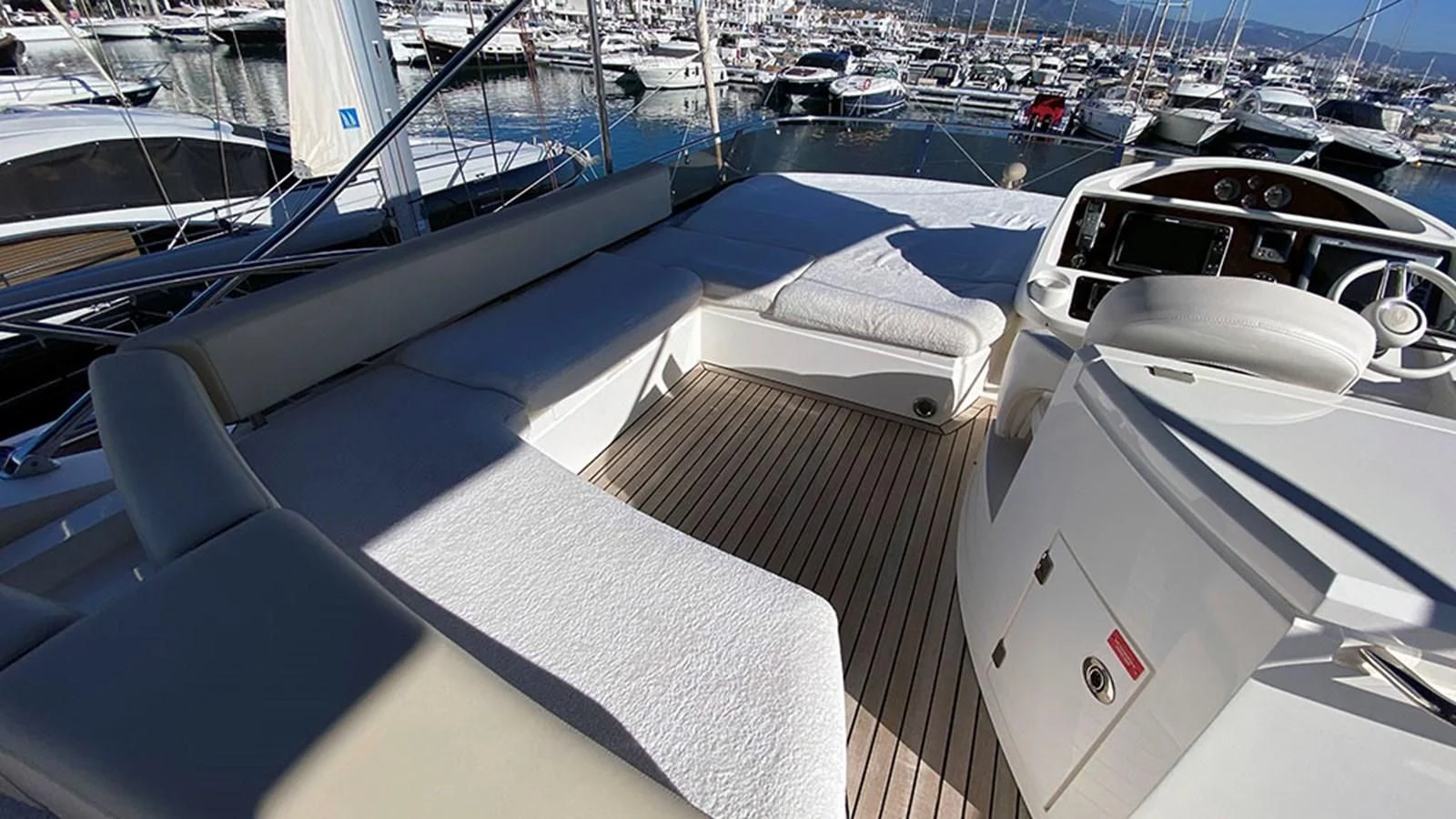 a boat in the water aboard LIO Yacht for Sale