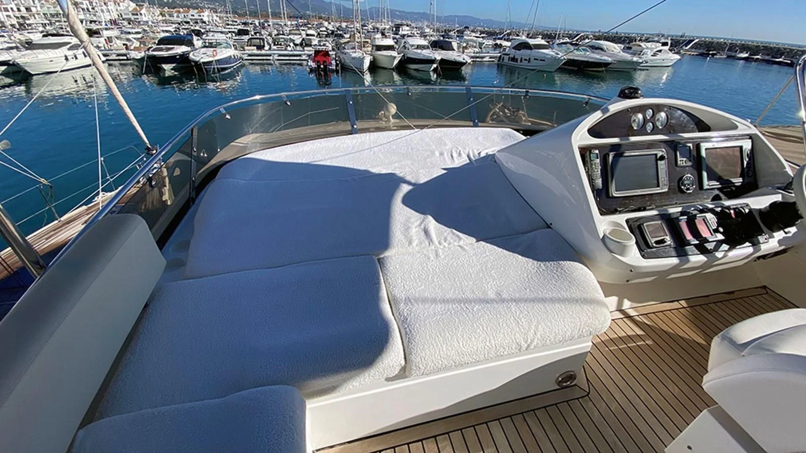 a boat in the water aboard LIO Yacht for Sale