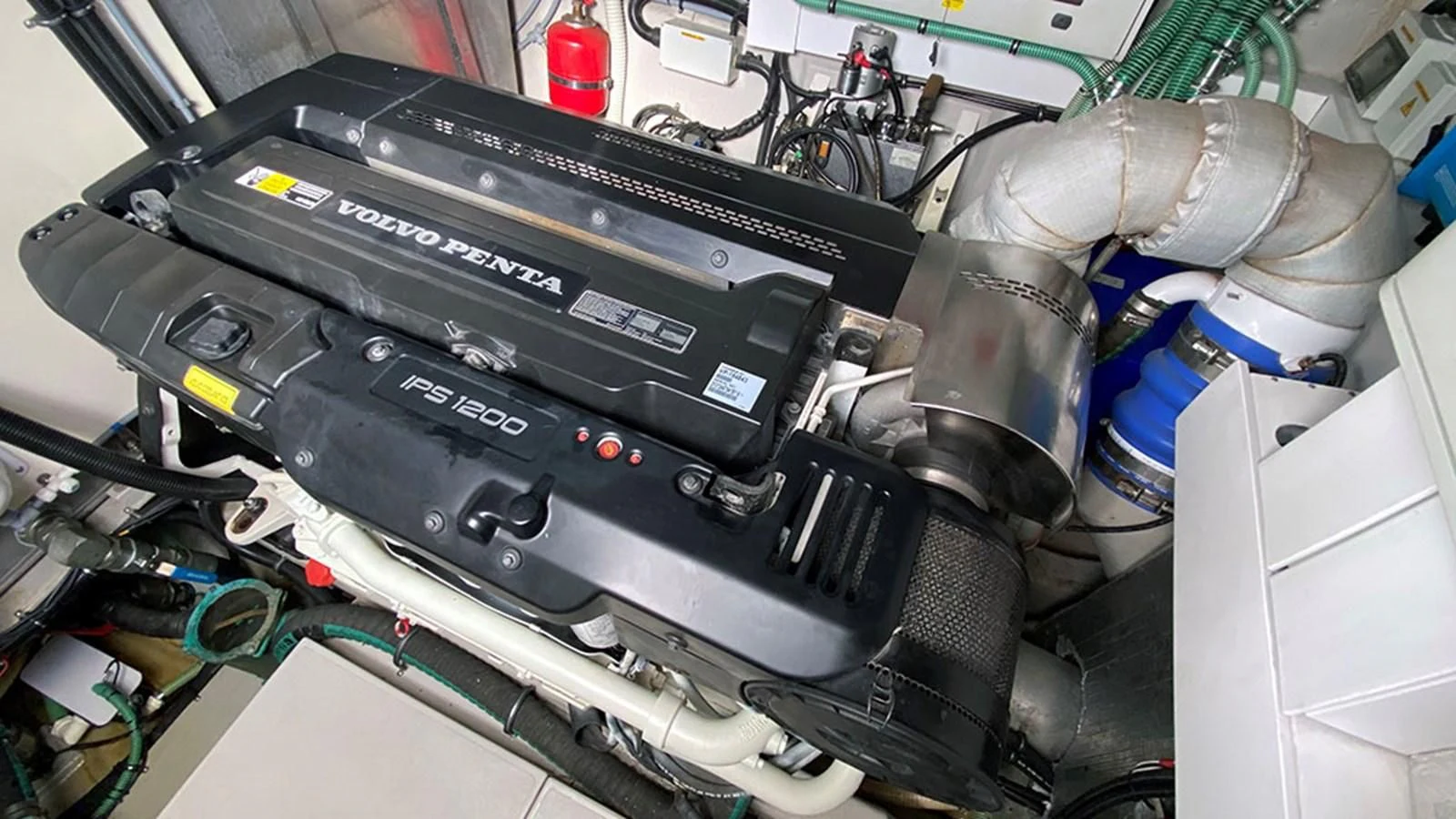 a machine with wires and a black case aboard LIO Yacht for Sale