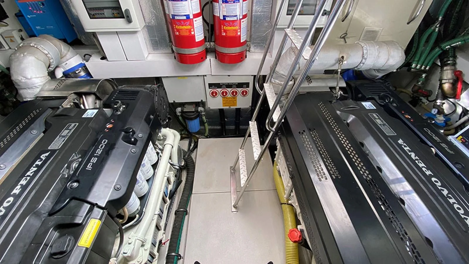 a close-up of a machine aboard LIO Yacht for Sale
