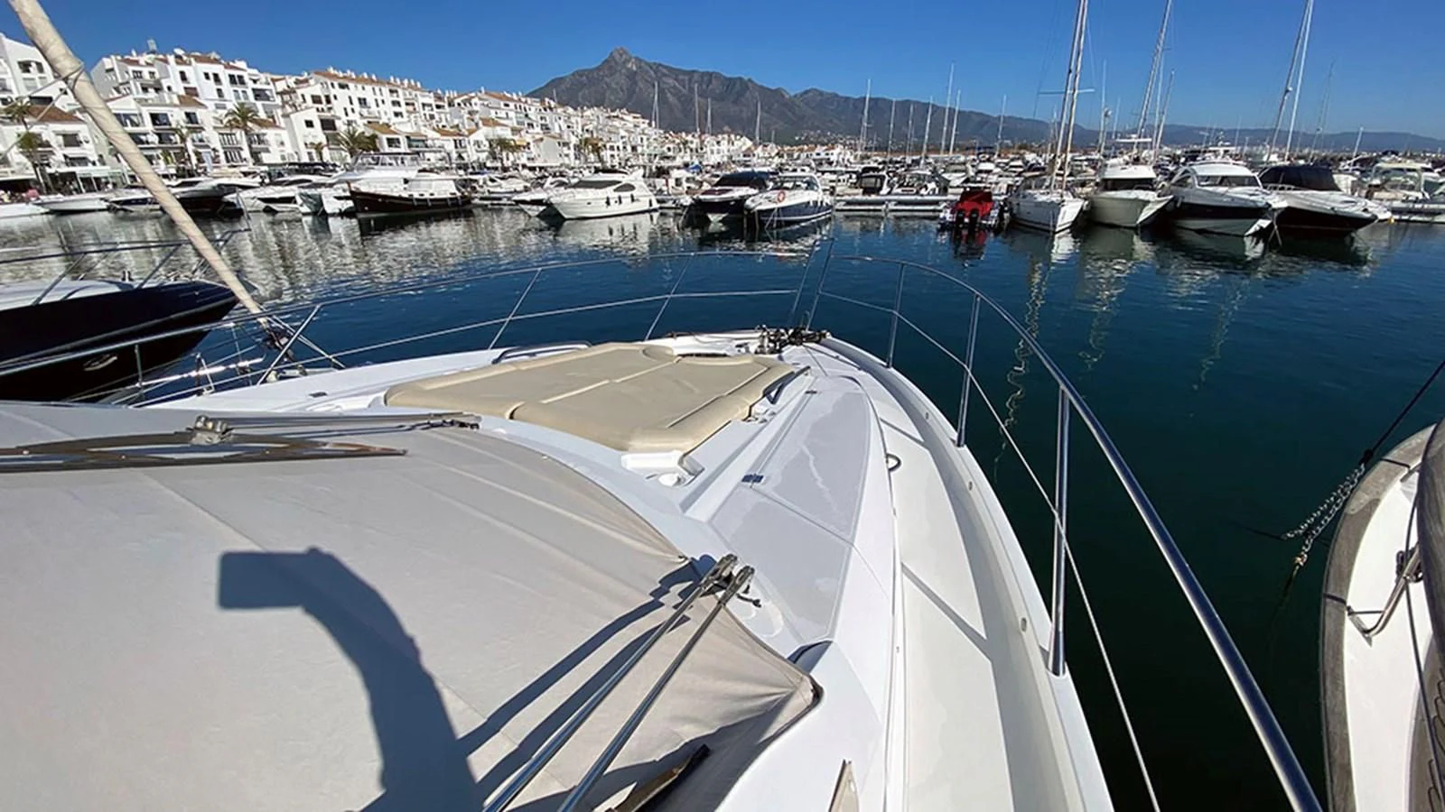 a boat in the water aboard LIO Yacht for Sale