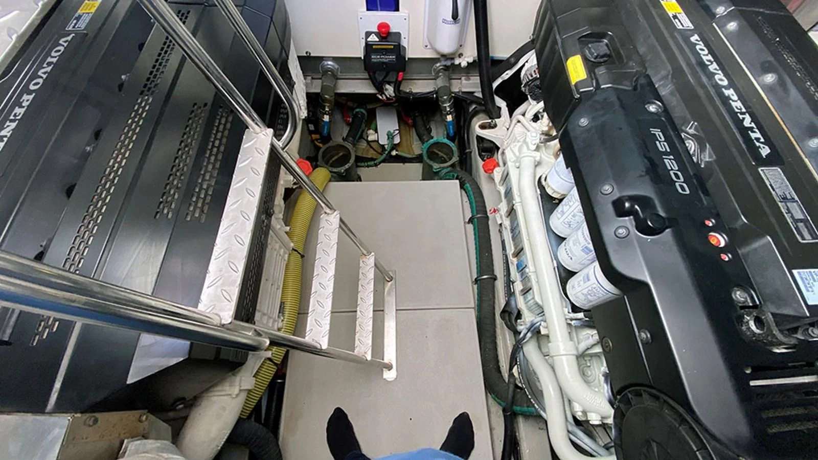 a close-up of a machine aboard LIO Yacht for Sale