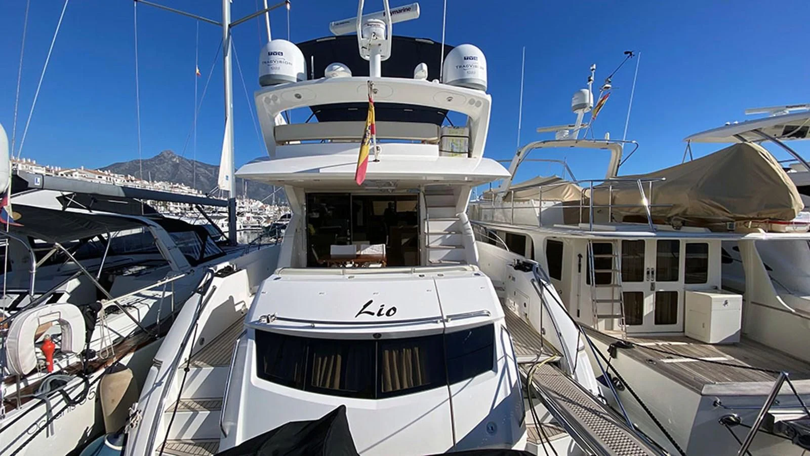 a group of boats docked aboard LIO Yacht for Sale