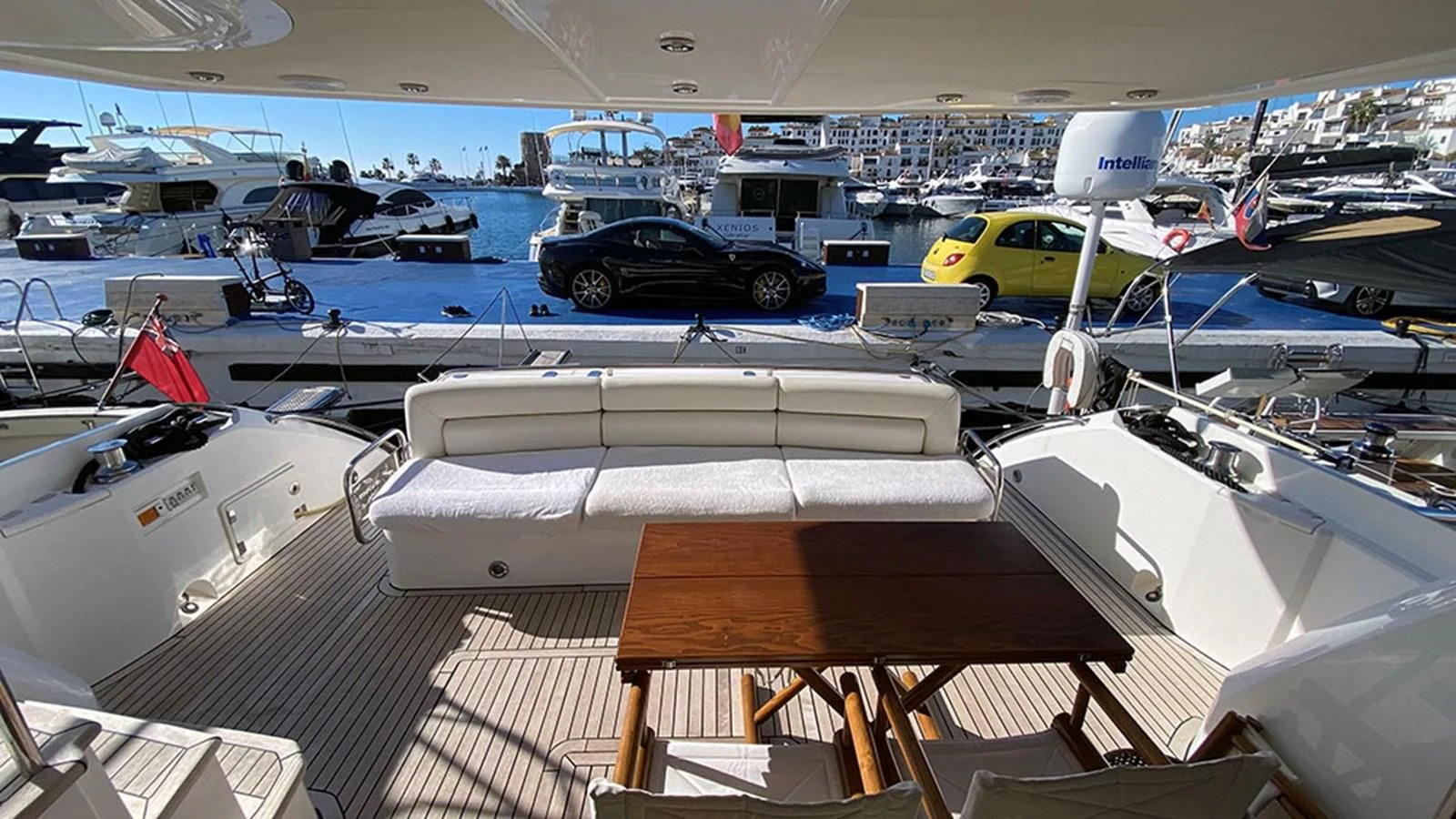 a room with many boats aboard LIO Yacht for Sale