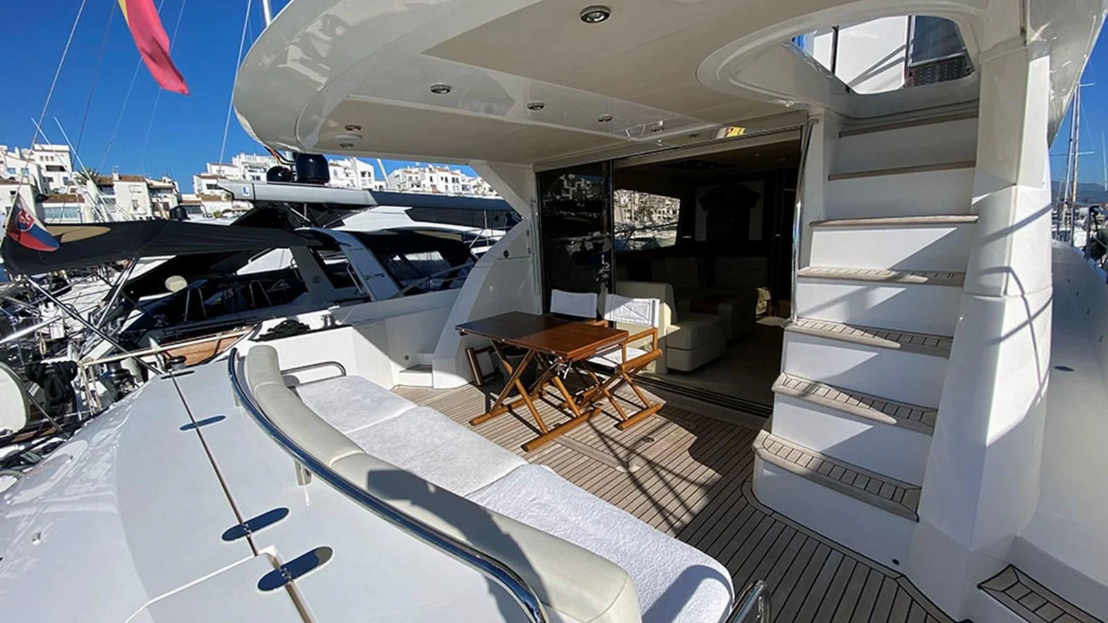 a boat on the water aboard LIO Yacht for Sale