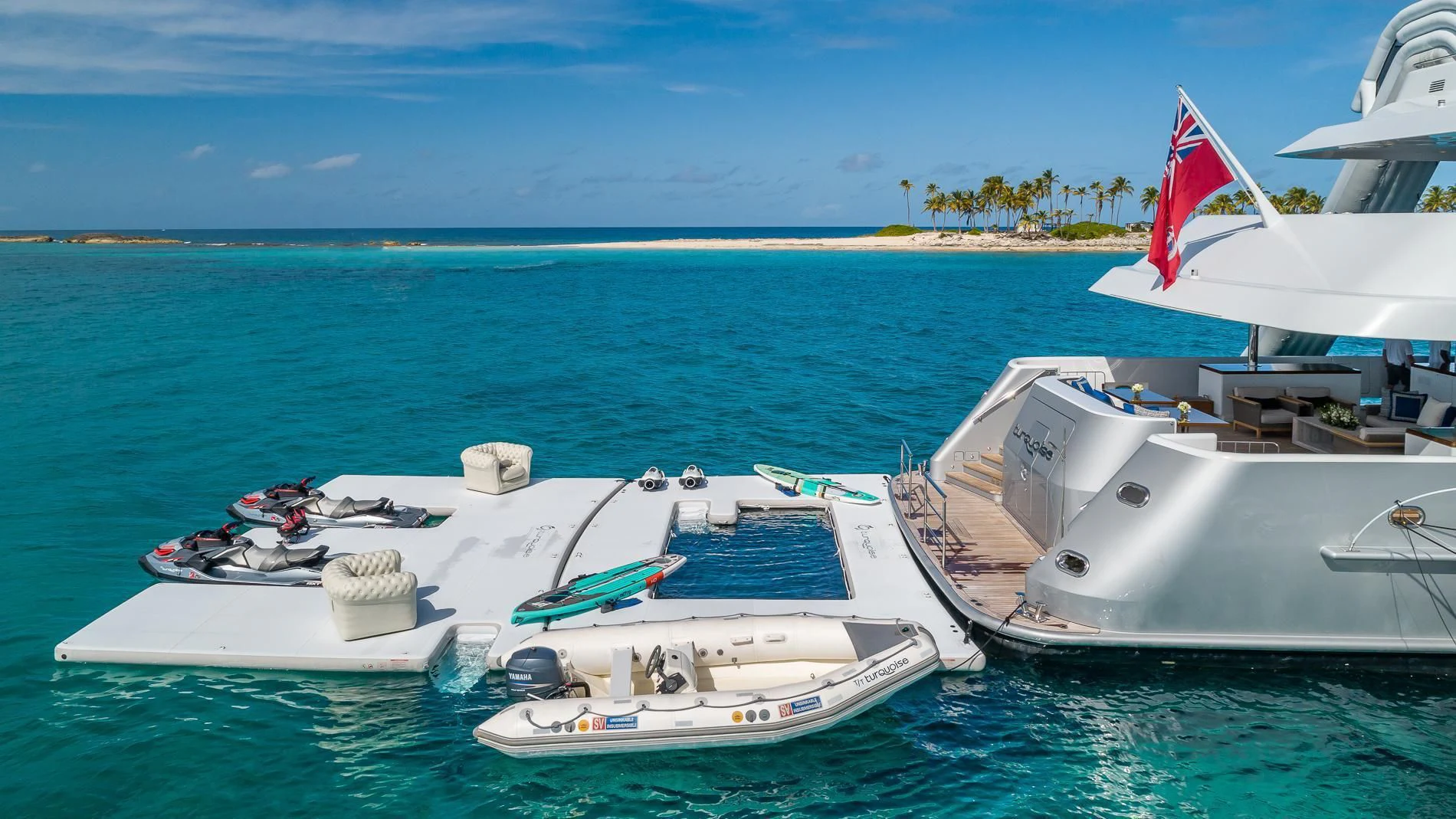 a group of boats on the water aboard HOLDIN' MY OWN Yacht for Sale
