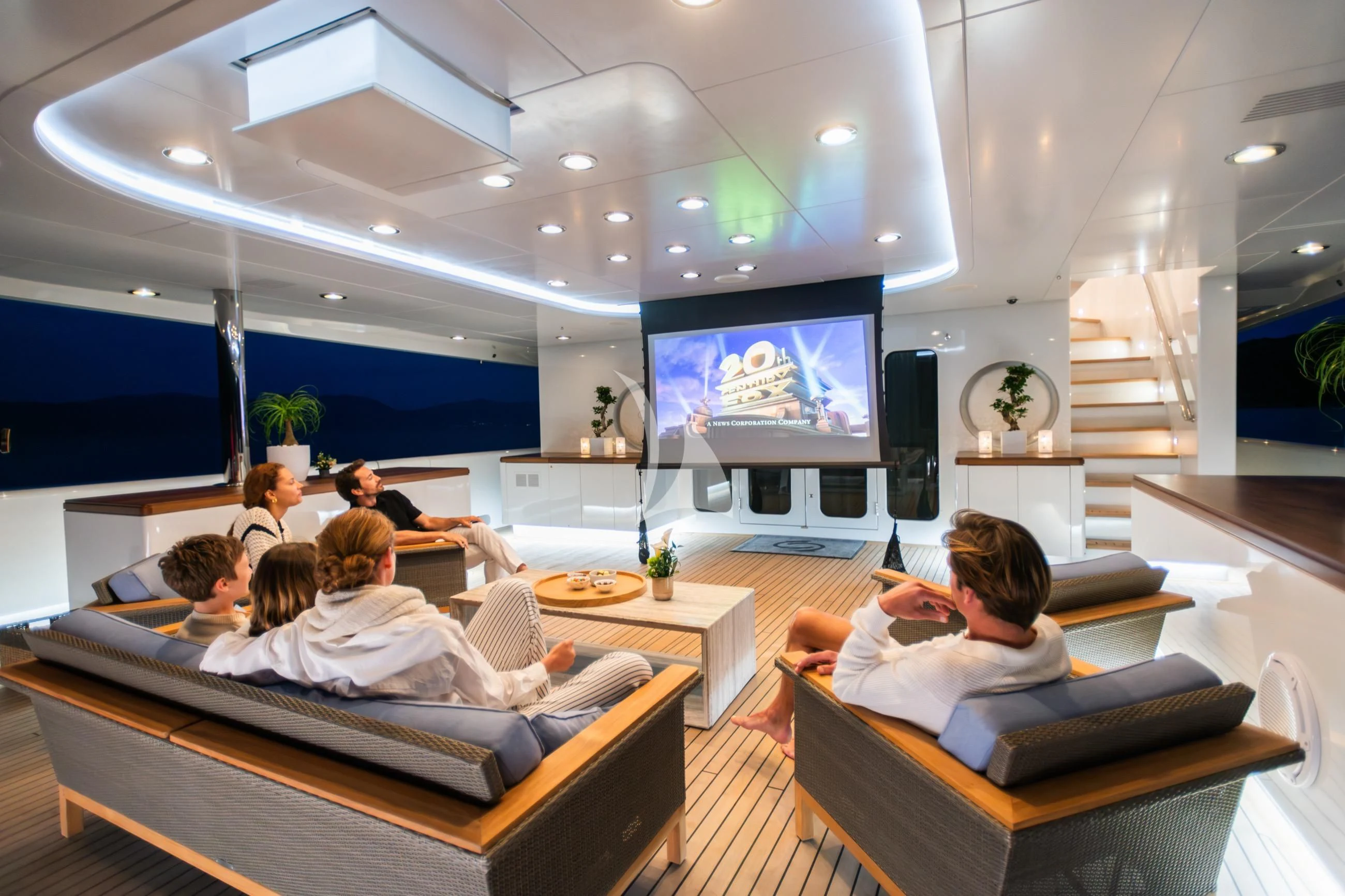 a group of people sitting in a room aboard HOLDIN' MY OWN Yacht for Sale