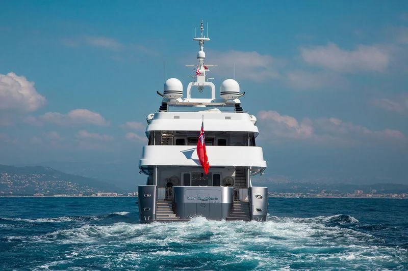 a large white ship in the water aboard HOLDIN' MY OWN Yacht for Sale