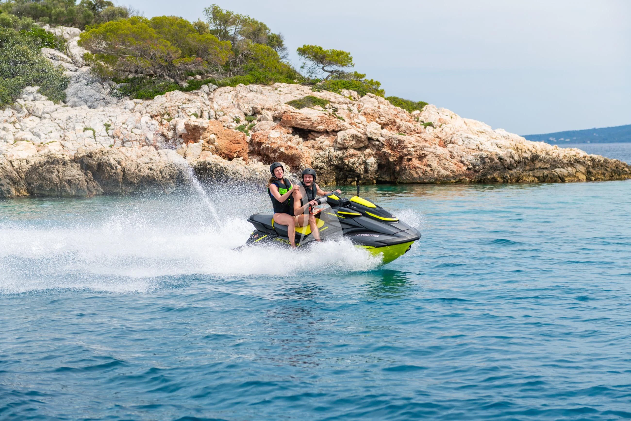 a group of people on a boat aboard HOLDIN' MY OWN Yacht for Sale
