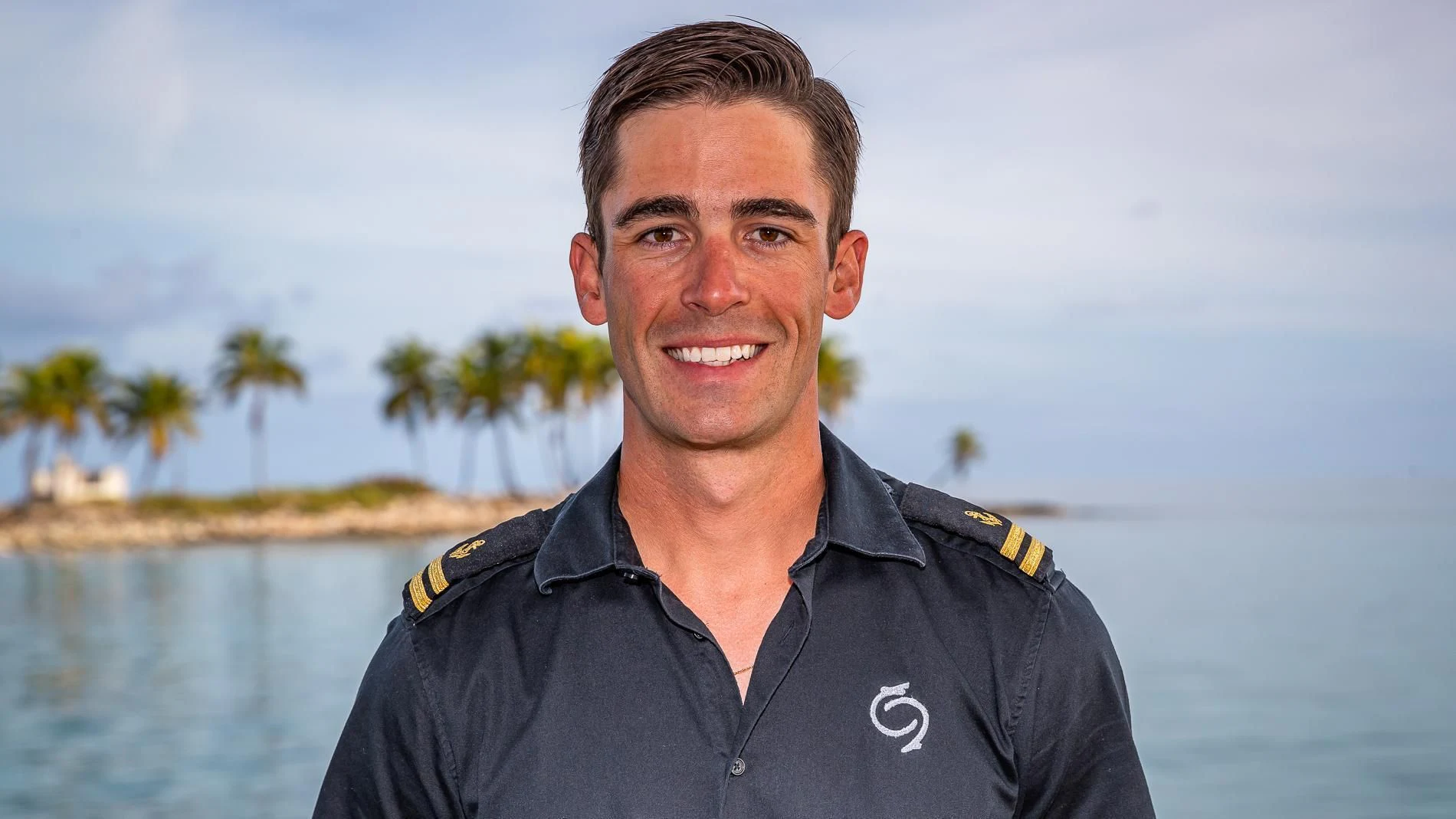 a man smiling for the picture aboard HOLDIN' MY OWN Yacht for Sale
