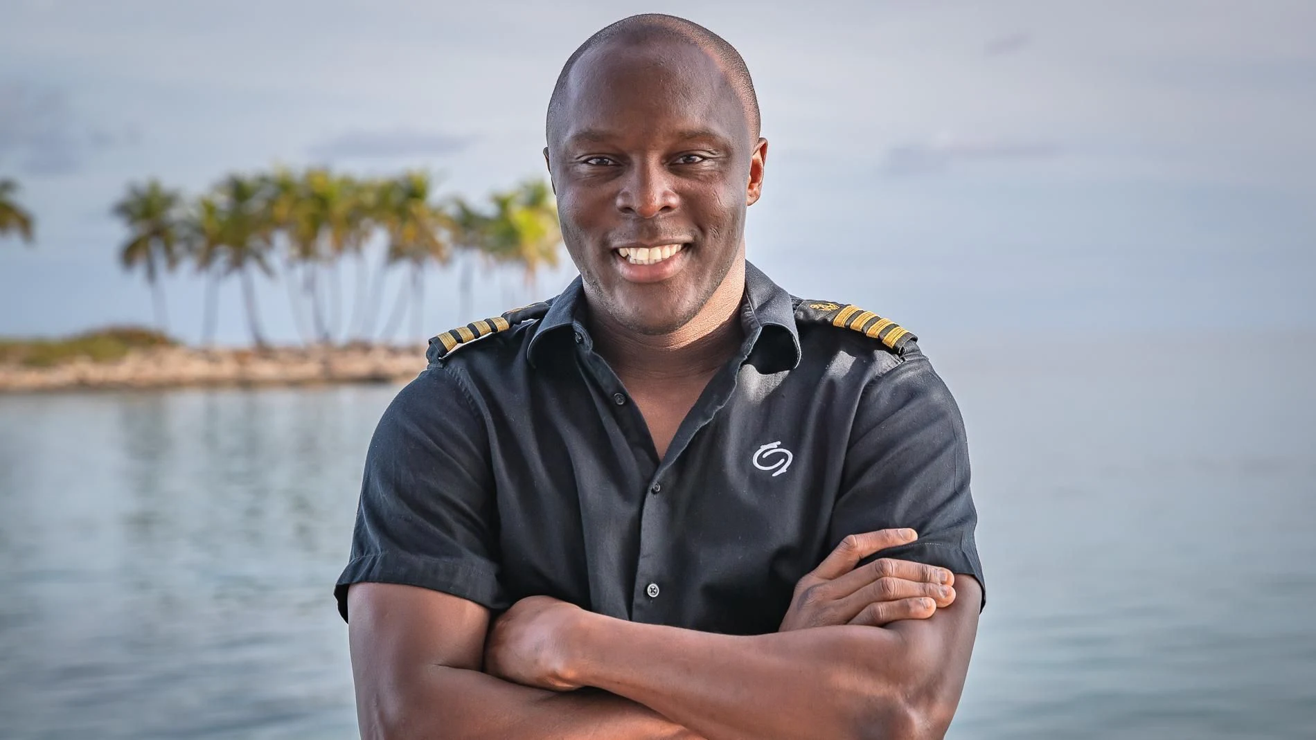 a person in a uniform aboard HOLDIN' MY OWN Yacht for Sale