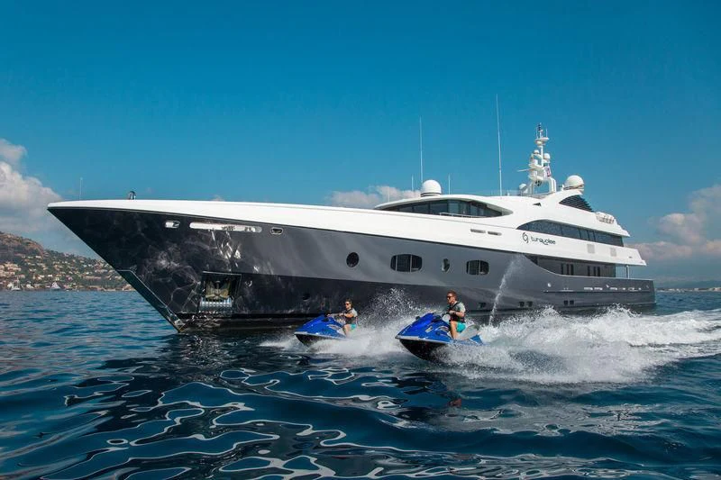 a boat on the water aboard HOLDIN' MY OWN Yacht for Sale