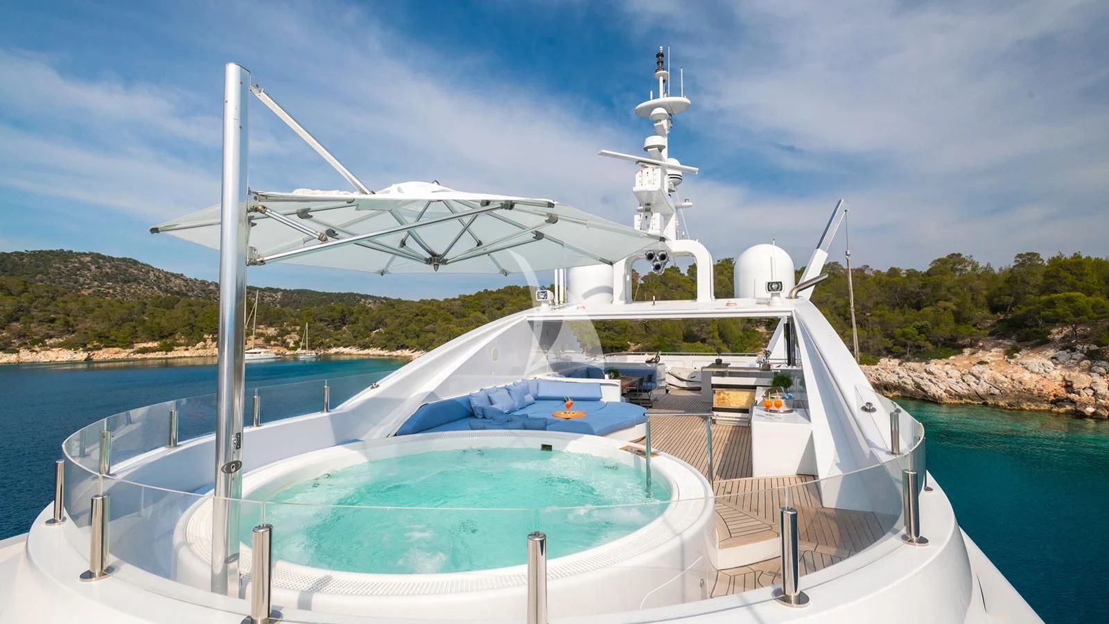 a boat on the water aboard HOLDIN' MY OWN Yacht for Sale