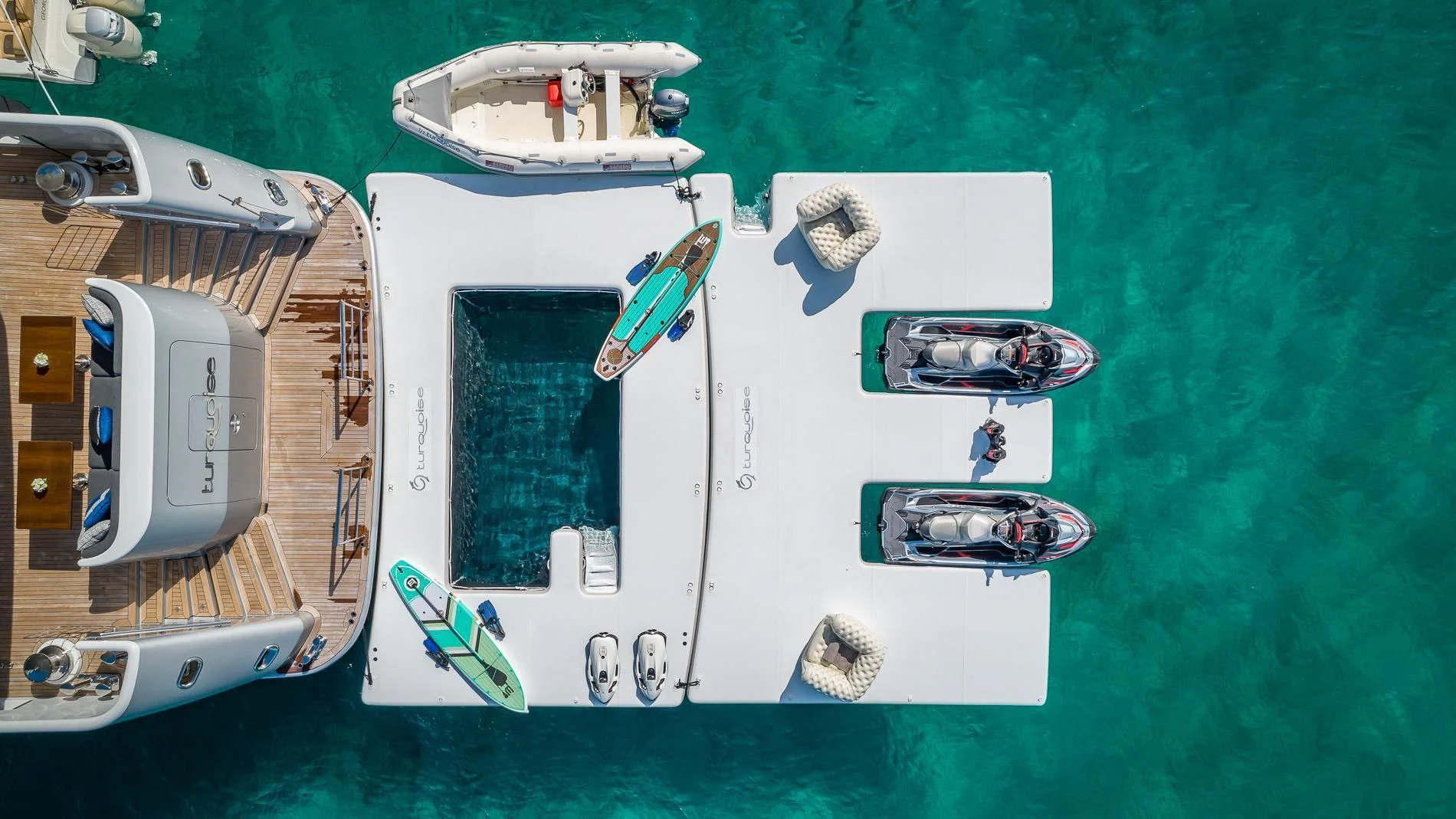 a boat with a trailer aboard HOLDIN' MY OWN Yacht for Sale
