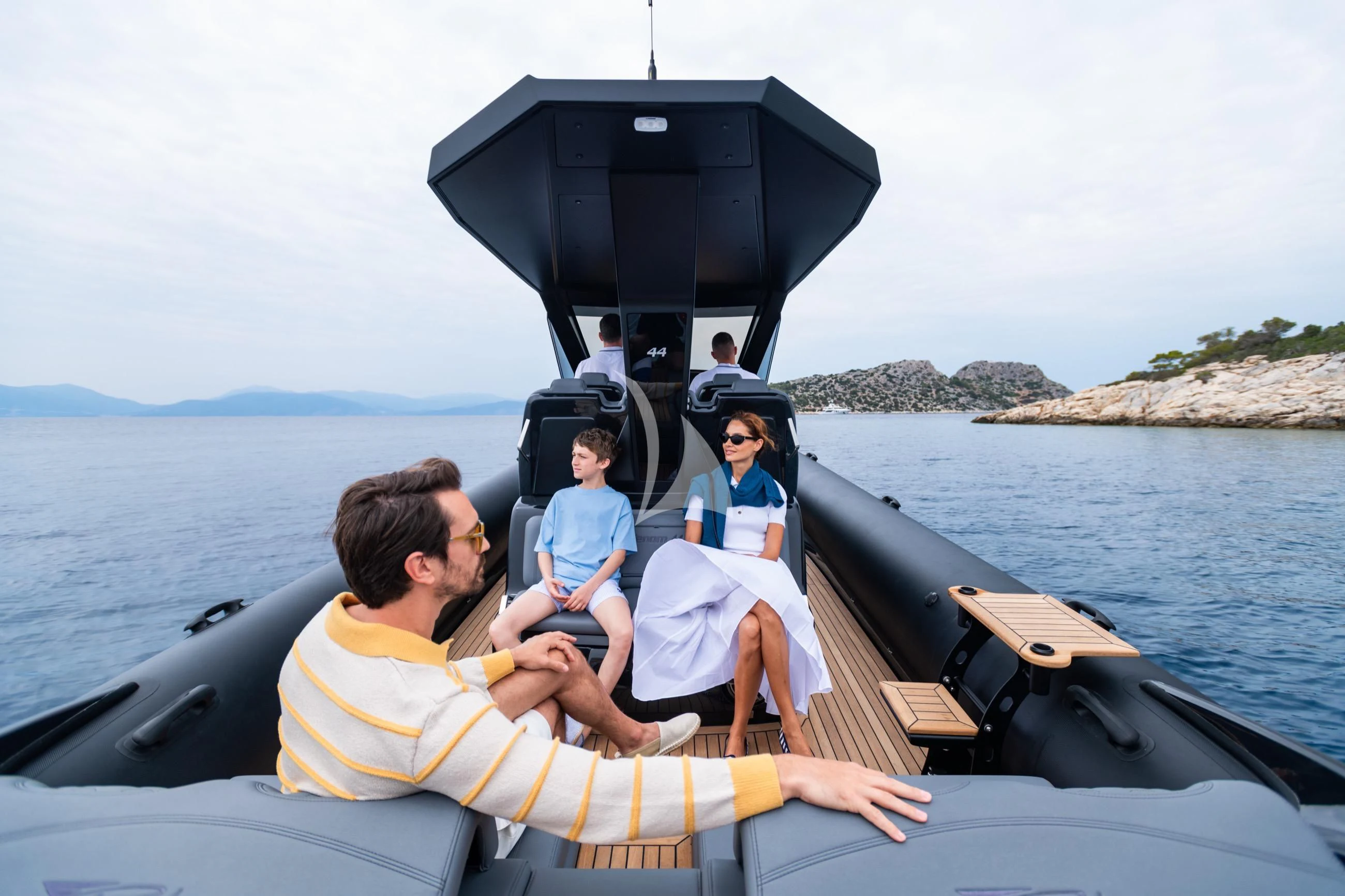 a group of people on a boat aboard HOLDIN' MY OWN Yacht for Sale