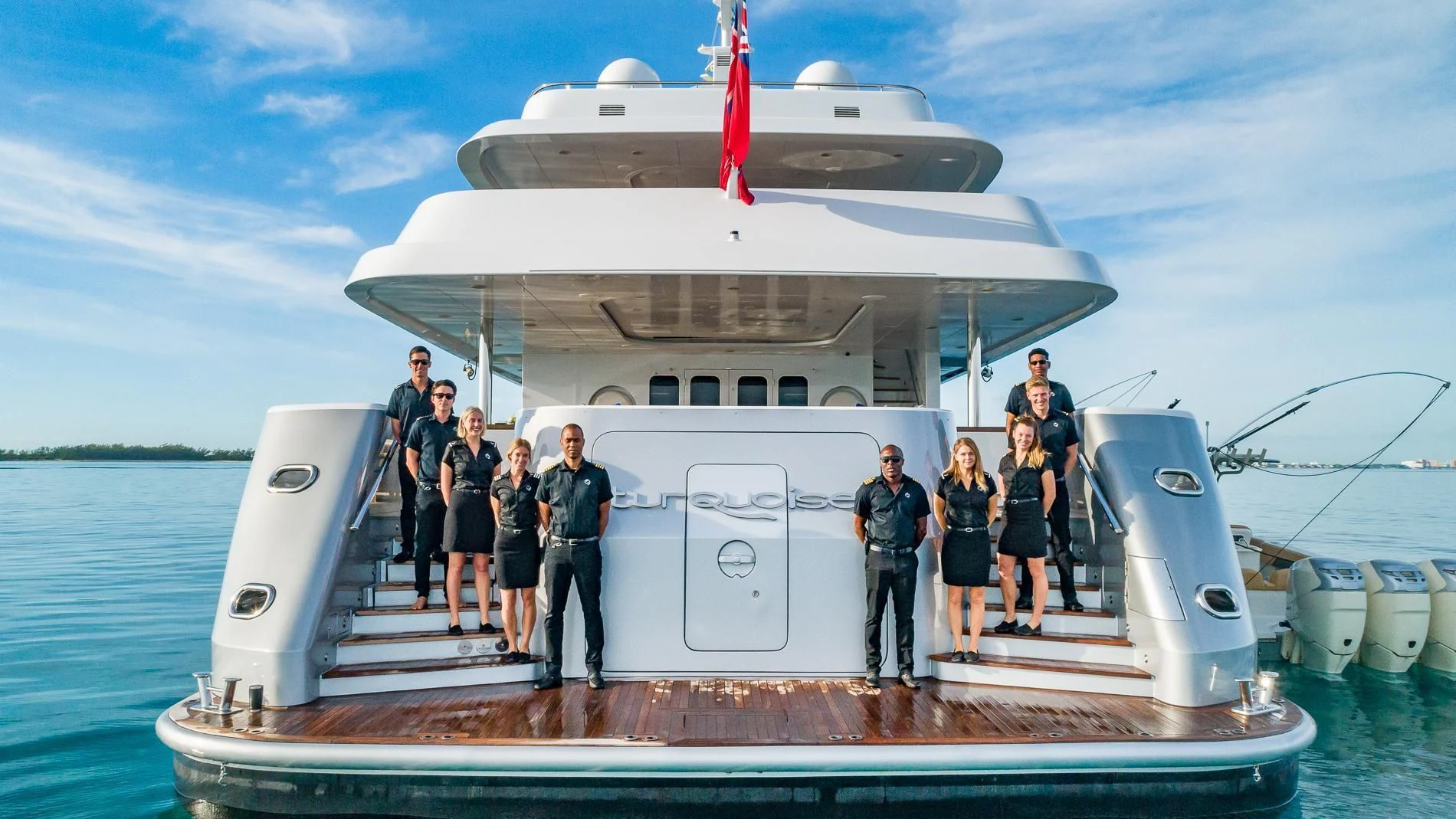 a group of people on a boat aboard HOLDIN' MY OWN Yacht for Sale