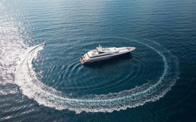 a boat on the water aboard HOLDIN' MY OWN Yacht for Sale