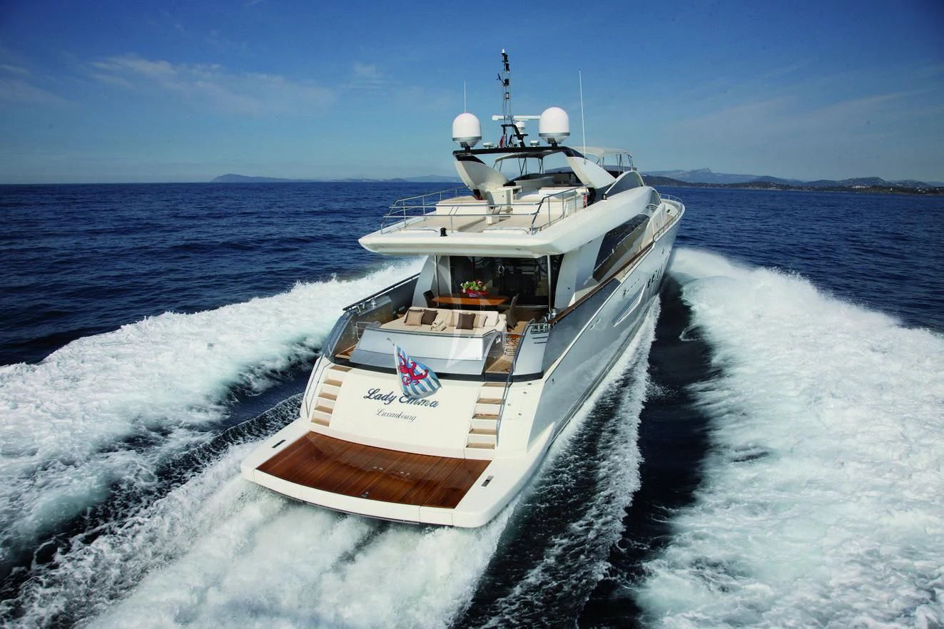 a boat on the water aboard LADY EMMA Yacht for Sale