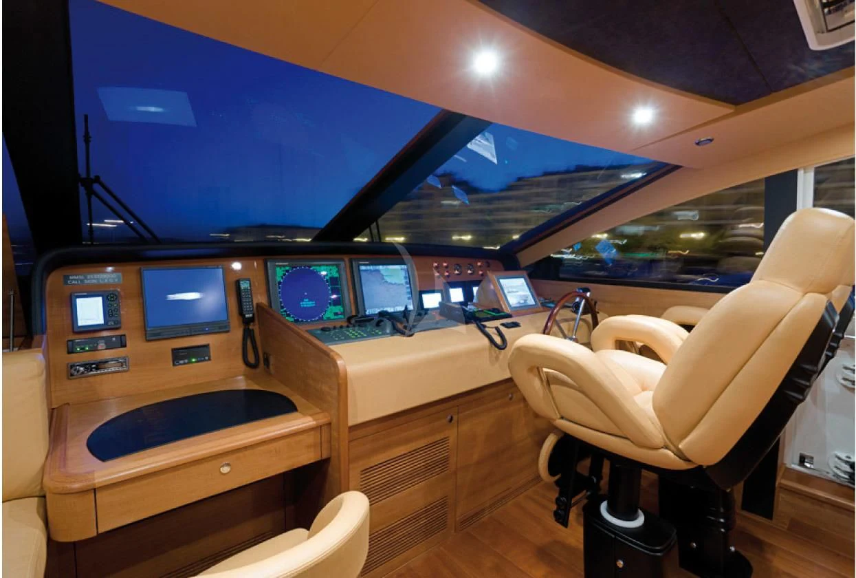inside of a boat aboard LADY EMMA Yacht for Sale