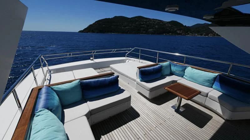 a boat on the water aboard LADY EMMA Yacht for Sale